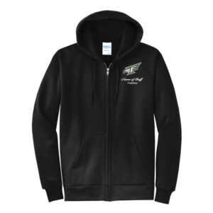 Unisex Fleece Full-Zip Hooded Sweatshirt